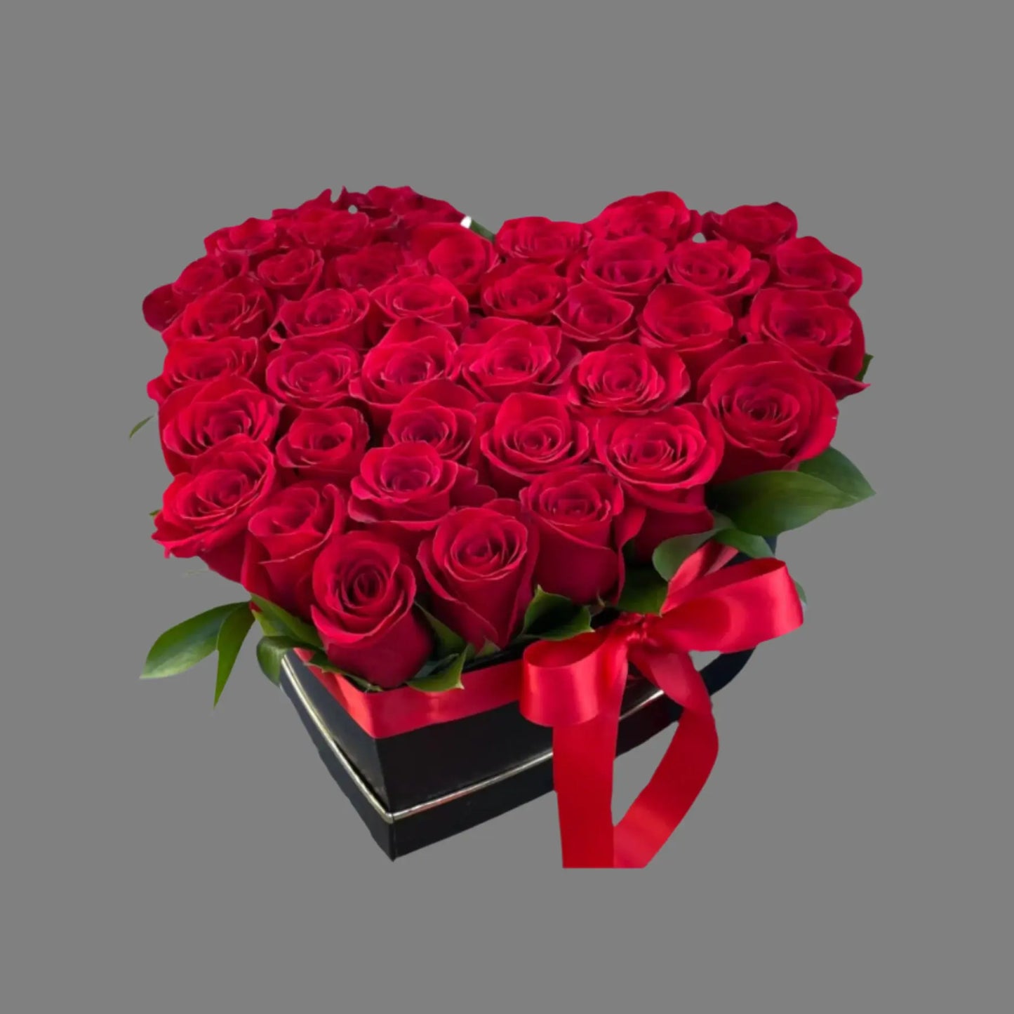 HEART BOX OF ROSES