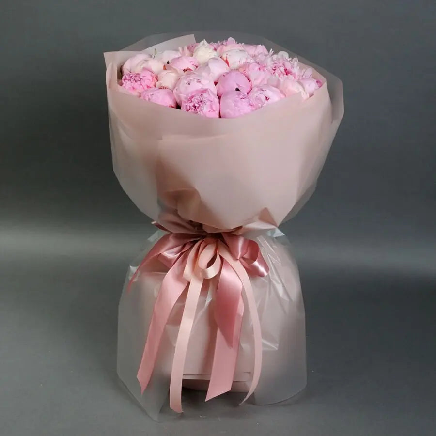 Bouquet of 25 peonies Miami Bloom Flower Delivery