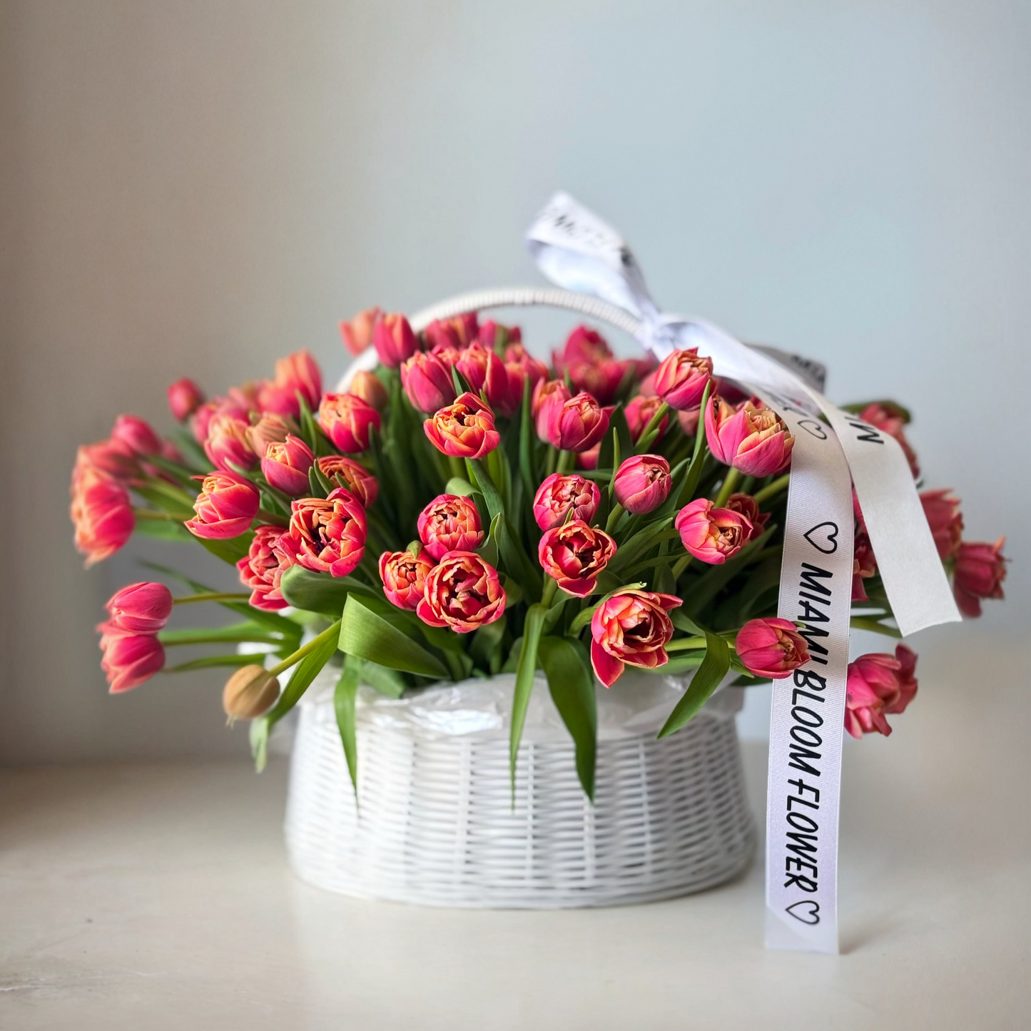 Tulips bucket