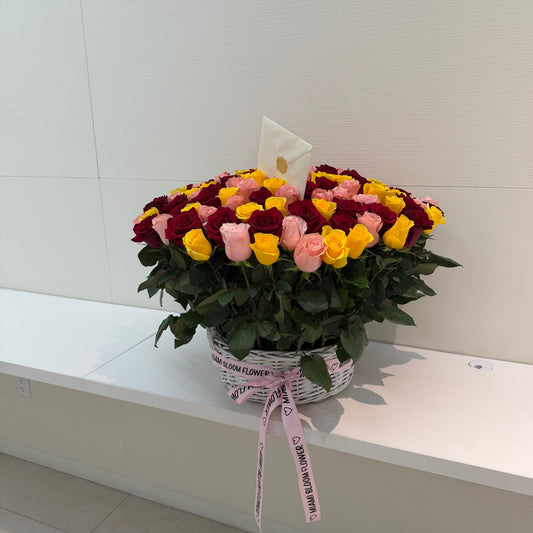 roses basket miami