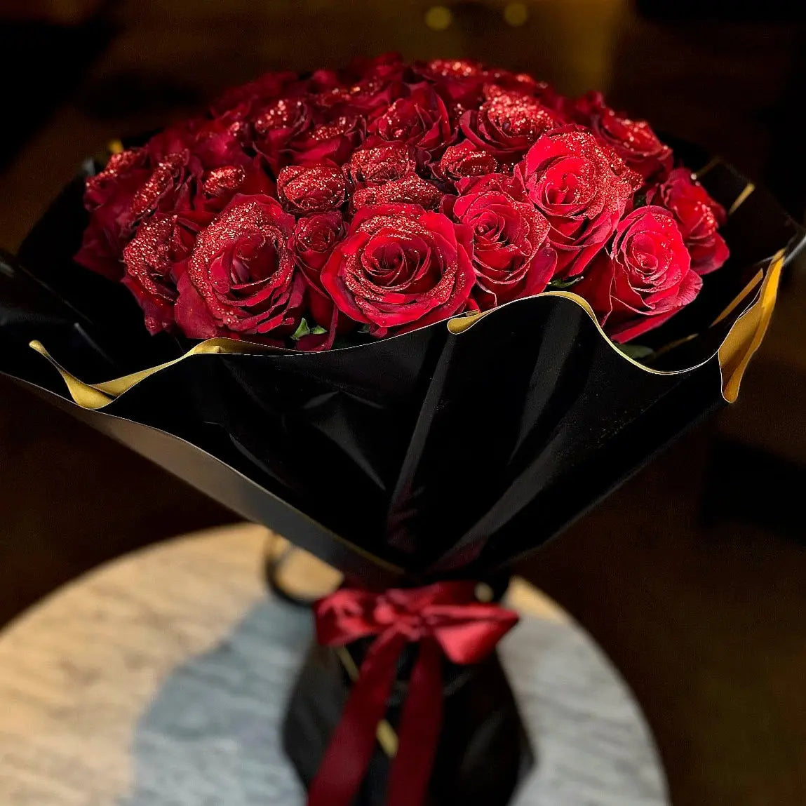Glitter Red Roses