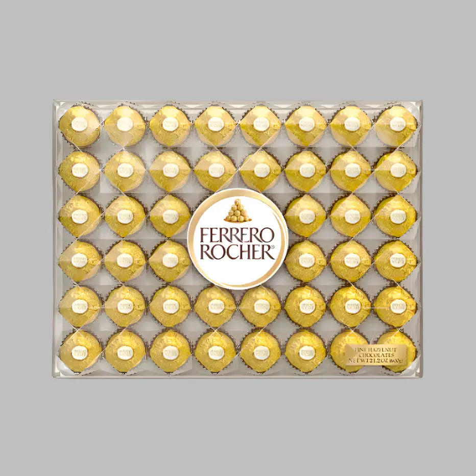 Ferrero Rocher Premium Milk Chocolate Hazelnut, Chocolates for Gifting