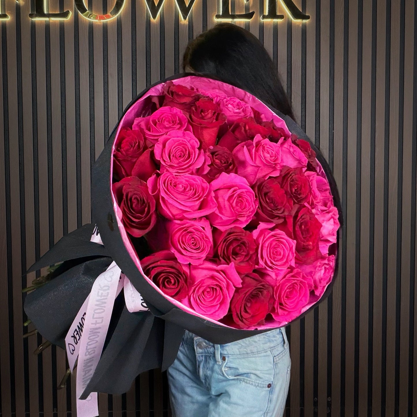 Red and Pink Roses Bouquet