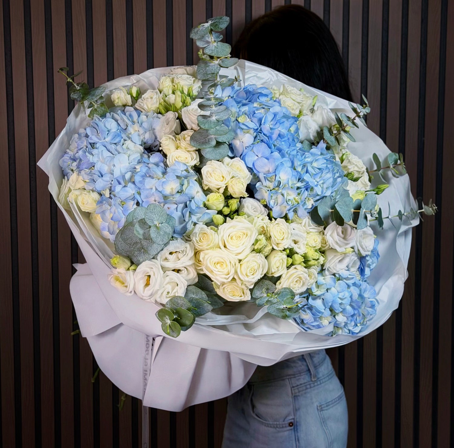 blue hydrangeas