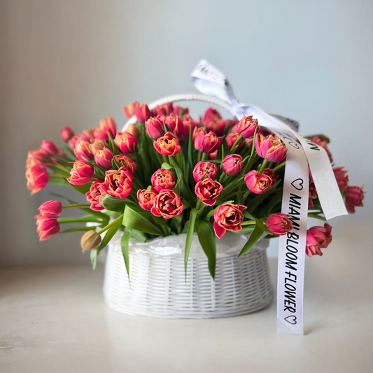 Tulips bucket
