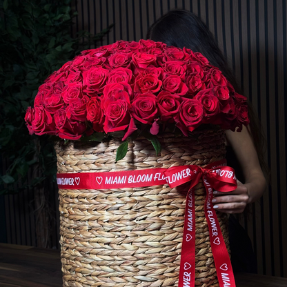 basket roses miami 