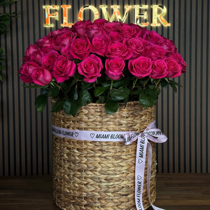roses basket miami 