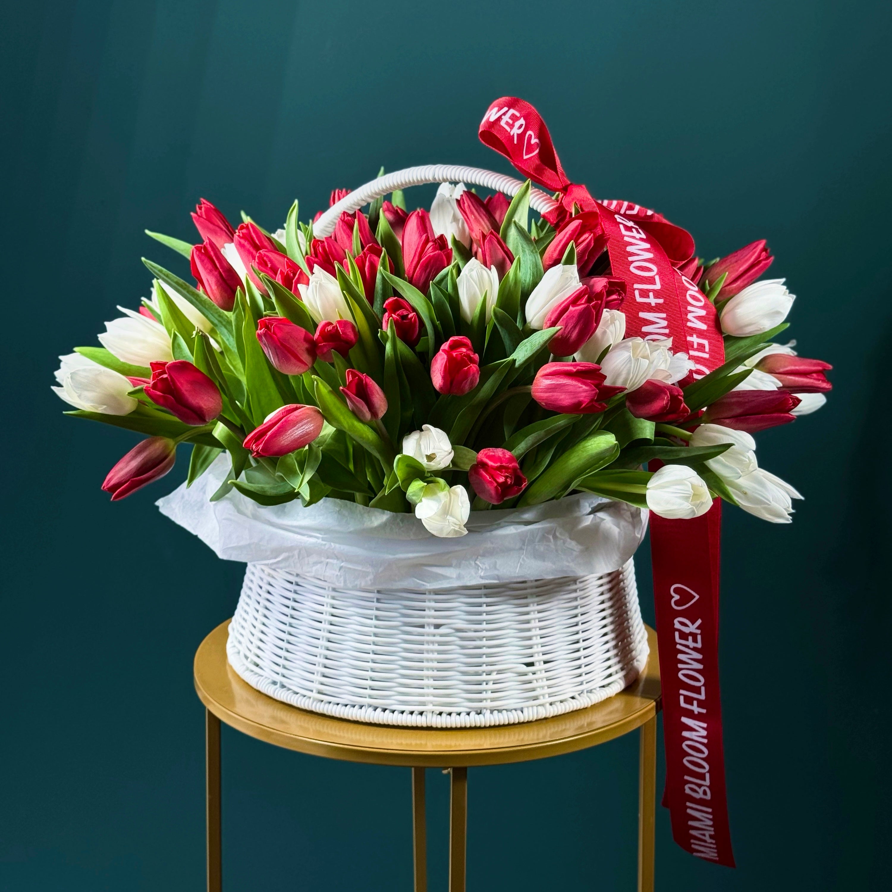 Tulips bucket - Miami Bloom Flower