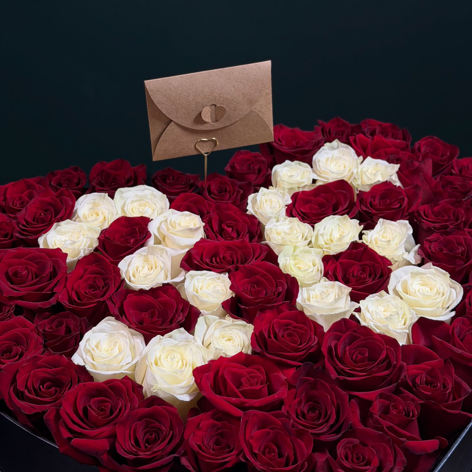 Custom Heart Roses Box Miami Bloom Flower