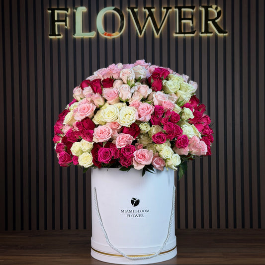 Mix Spray Roses Box miami