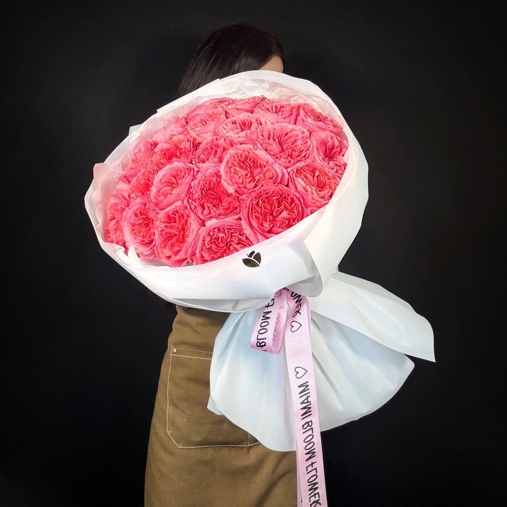 Pink Expression Rose Bouquet | Miami Flower Delivery – Miami Bloom Flower