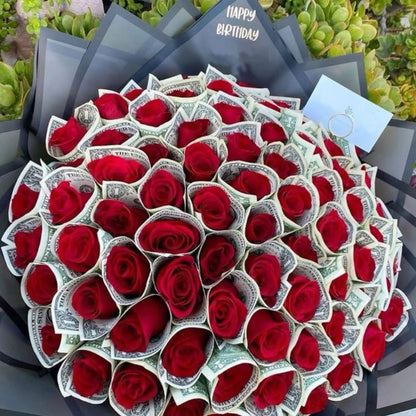  Money Rose Bouquet Miami